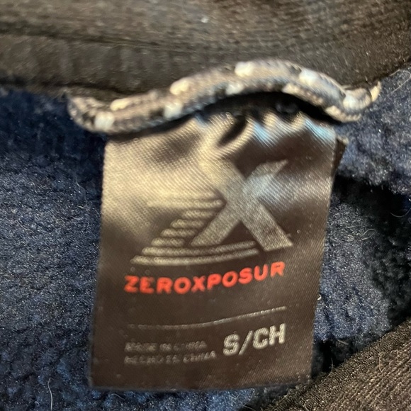 Men’s Navy blue ZeroXposur jacket size small - Picture 2 of 2
